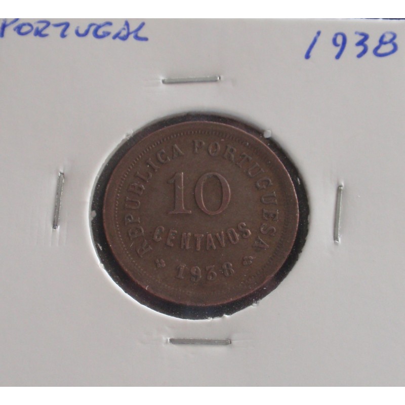 Portugal - 10 Centavos - 1938