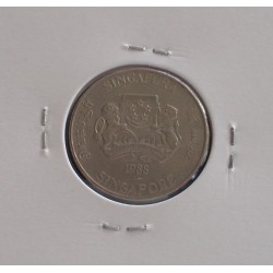 Singapura - 20 Cents - 1988