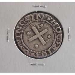 D. João III - Real Português Dobrado - N/D ( 1521-1557 )-A. G. 90.07 - Prata