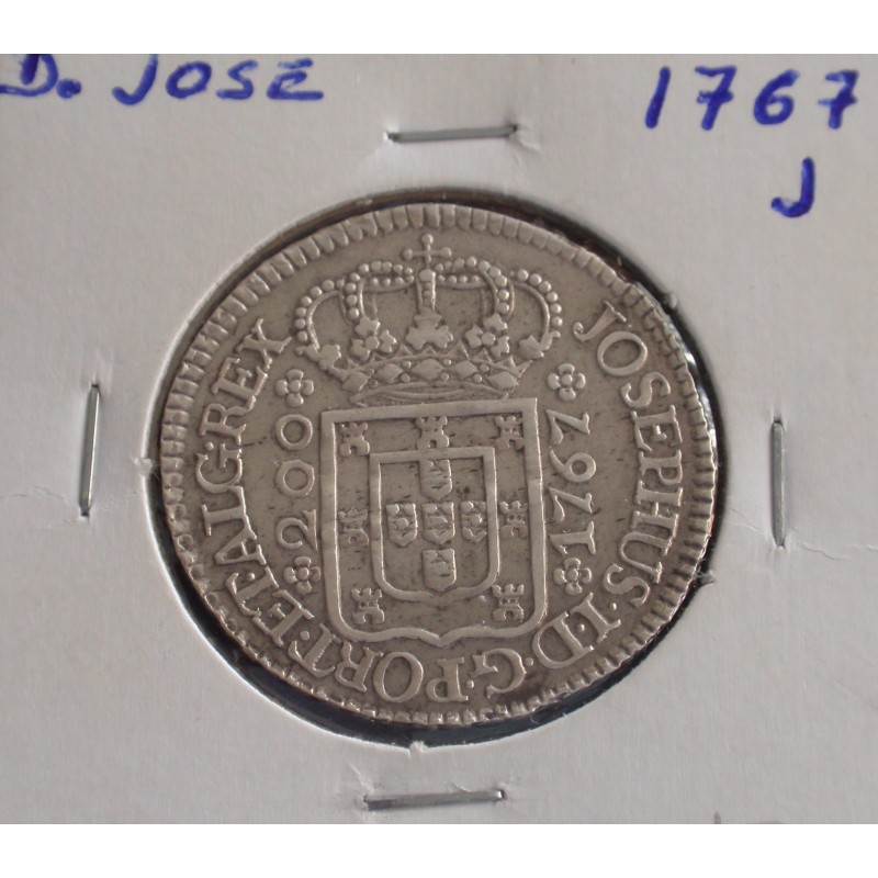 D. José - 12 Vinténs - 1767 - A. G. 30.06 - Prata