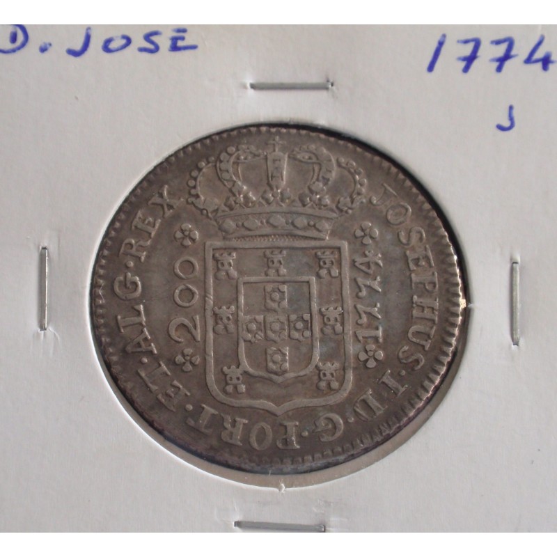 D. José - 12 Vinténs - 1774 - A. G. 30.08 - Prata
