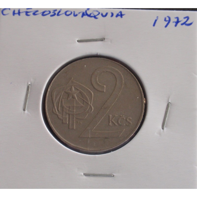 Checoslováquia - 2 Korony - 1972