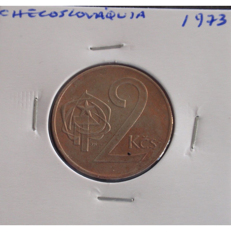 Checoslováquia - 2 Korony - 1973