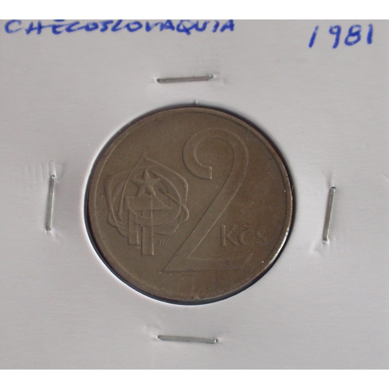 Checoslováquia - 2 Korony - 1981
