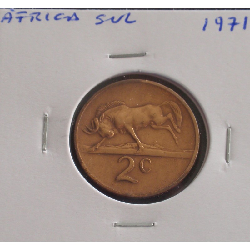 África do Sul - 2 Cents - 1971