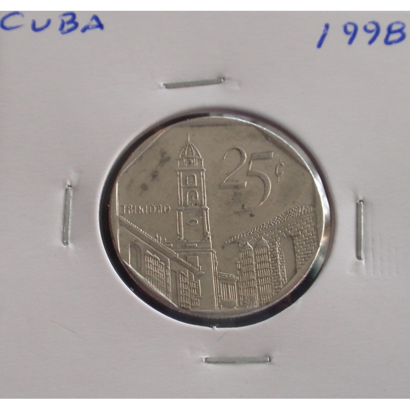 Cuba - 25 Centavos - 1998