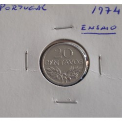 Portugal - 20 Centavos - 1974 - Ensaio