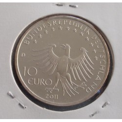 Alemanha - 10 Euro - 2011 D