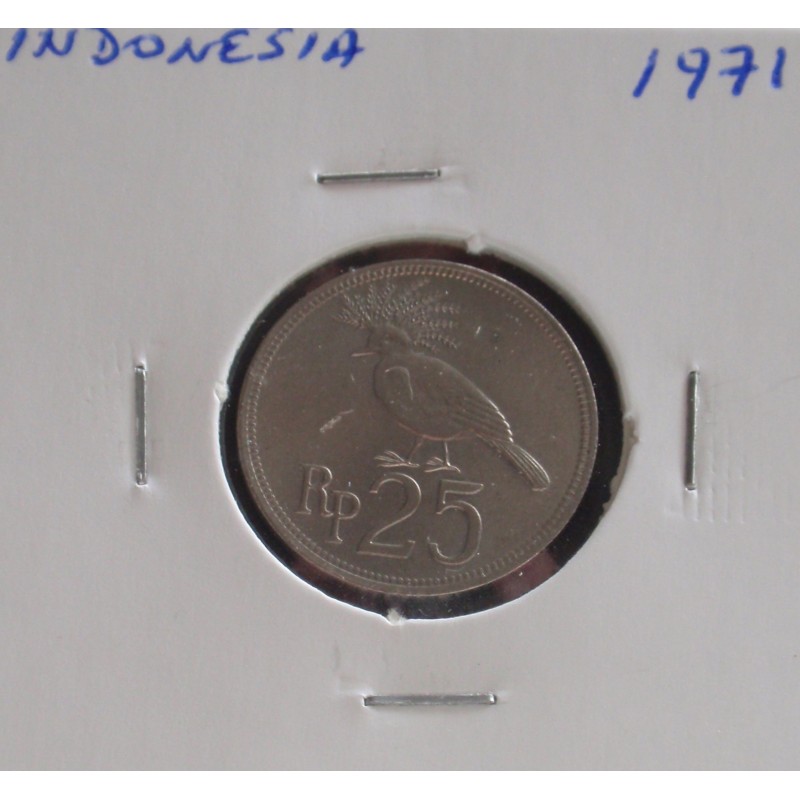 Indonésia - 25 Rupiah - 1971