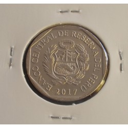 Peru - 1 Sol - 2017 - Oso Andino de Anteojos