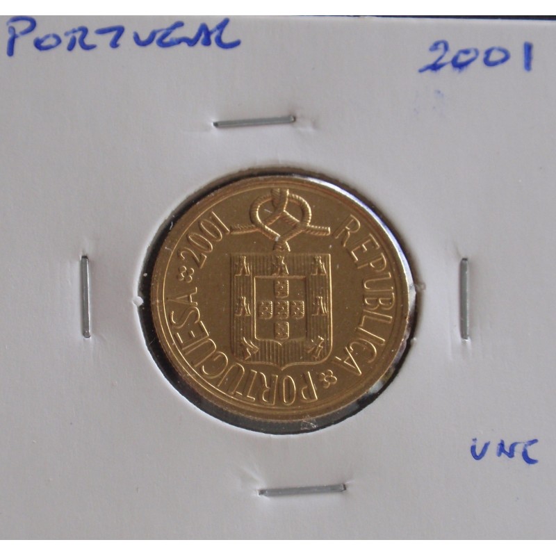 Portugal - 5 Escudos - 2001 - Unc