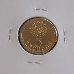 Portugal - 5 Escudos - 2001 - Unc