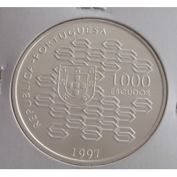 Portugal - 1000 Escudos - 1997 - Crédito Público - Prata
