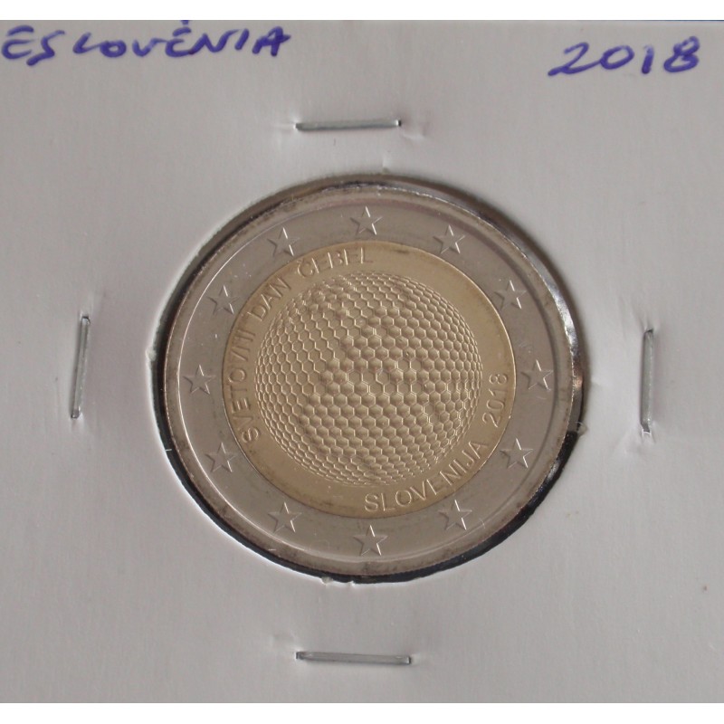 Eslovénia - 2 Euro - 2018 - Abelha