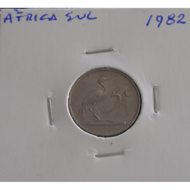 África do Sul - 5 Cents - 1982