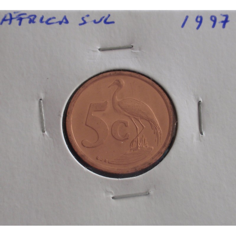 África do Sul - 5 Cents - 1997