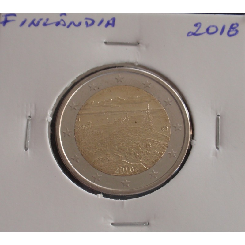 Finlândia - 2 Euro - 2018 - Parque Natural de Koli