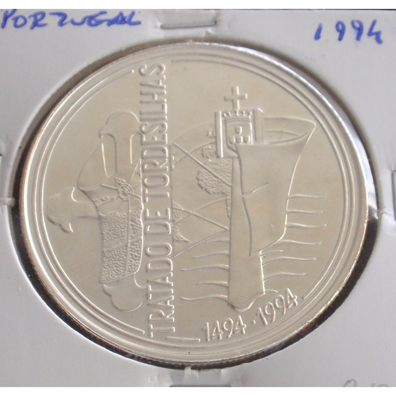 Portugal - 1000 Escudos - 1994 - Tratado de Tordesilhas - Prata