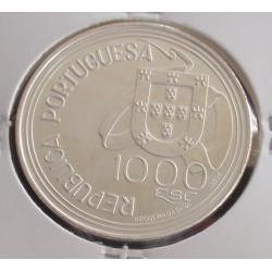 Portugal - 1000 Escudos - 1994 - Tratado de Tordesilhas - Prata