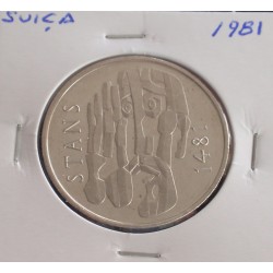 Suiça - 5 Francs - 1981 -...