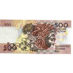 Portugal - Nota - 500 Escudos 04/11/1993 Ch12 Mouzinho da Silveira