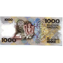 Portugal - Nota - 1000 Escudos 22/12/1988 Ch12 Teófilo Braga
