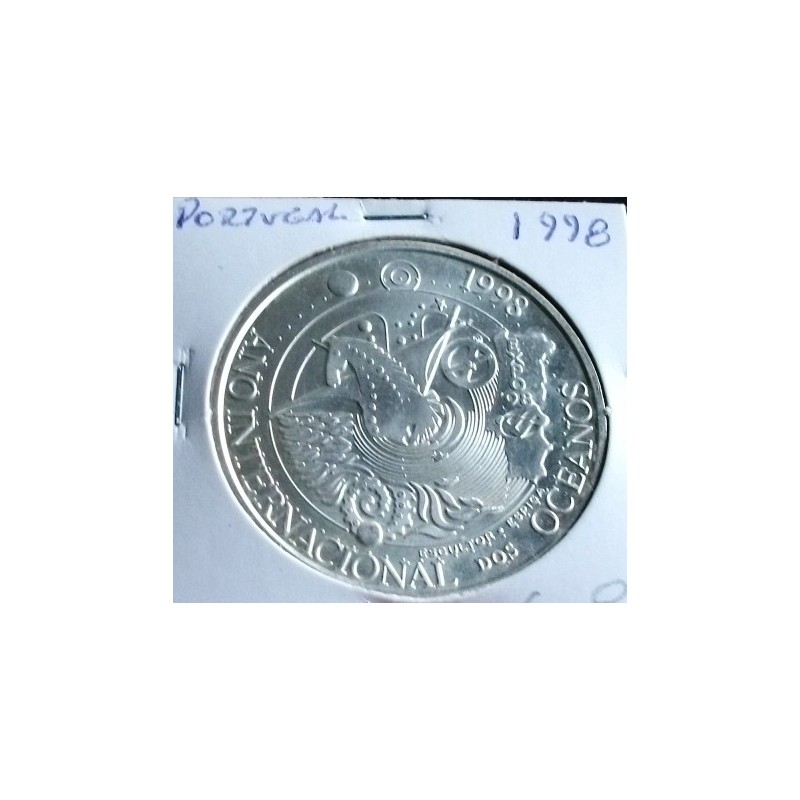 Portugal - 1000 Escudos - 1998 - Ano Inter. Ocanos - Prata