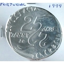 Portugal - 1000 Escudos - 1999 - 25 Abril - Prata