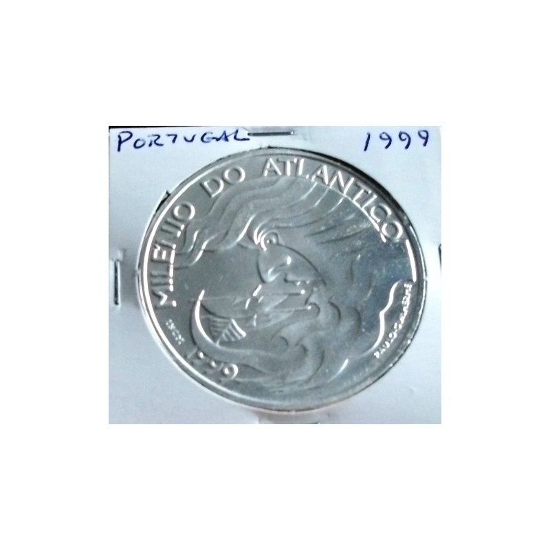 Portugal - 1000 Escudos - 1999 - Milénio Do Atlântico - Prata