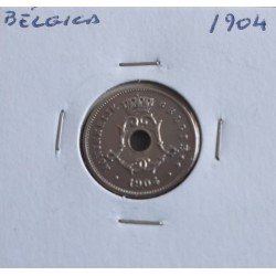 Bélgica ( Belgie ) - 5 Centimes - 1904