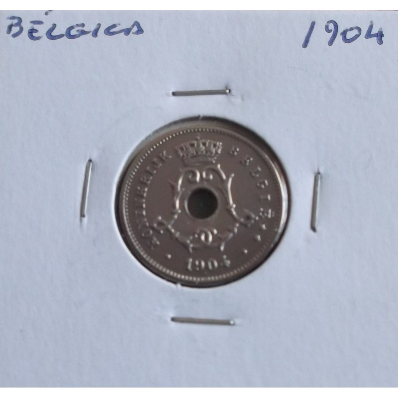 Bélgica ( Belgie ) - 5 Centimes - 1904