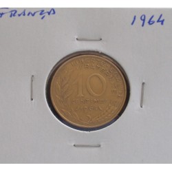 França - 10 Centimes - 1964