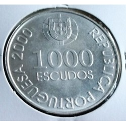 Portugal - 1000 Escudos - 2000 - D. João De Castro - Prata