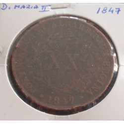D. Maria II - XX Réis - 1847