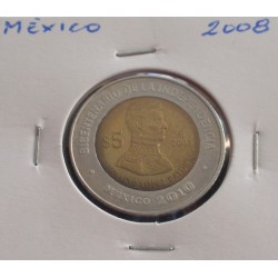 México - 5 Pesos - 2008 -...