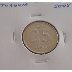 Turquia - 25 New Kurus - 2005