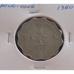 Hong - Kong - 2 Dollars - 1980