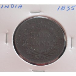 India - 1/2 Anna - 1835