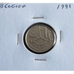 Bélgica ( Belgie ) - 1 Franc - 1991
