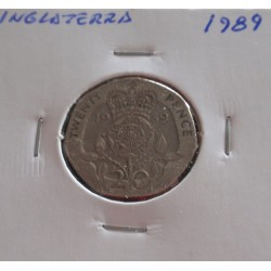 Inglaterra - 20 Pence - 1989