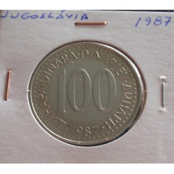 Jugoslávia - 100 Dinara - 1987