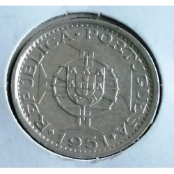 S.Tomé - 10 Escudos - 1951 - Prata