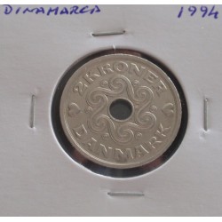 Dinamarca - 2 Kroner - 1994