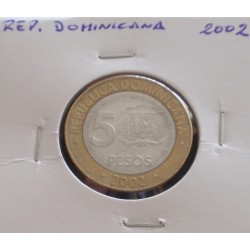 Rep Dominicano - 5 Pesos -...