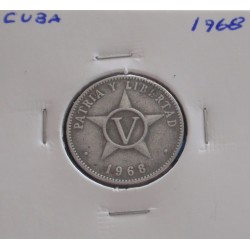 Cuba - V Centavos - 1968