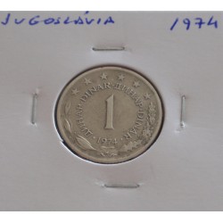 Jugoslávia - 1 Dinara - 1974