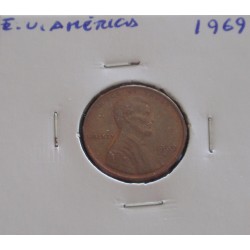 E. U. América - 1 Cent - 1969