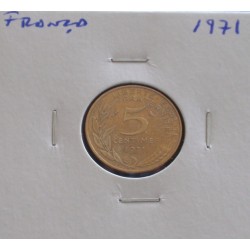 França - 5 Centimes - 1966