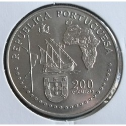 Portugal - 200 Escudos -1994 - Tratado De Tordesilhas