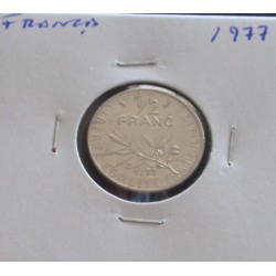 França - 1/2 Franc - 1977